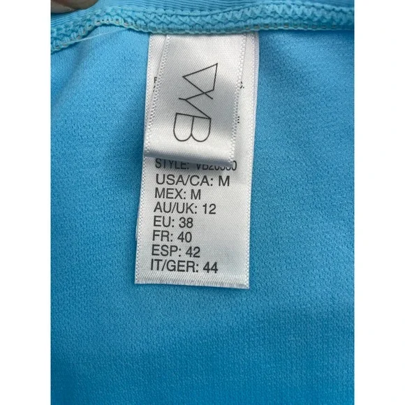 VYB Women's French Cut Bikini Blue Size M - Picture 2 of 4